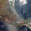 Desde el espacio, NASA registra contaminación por incendios forestales en Chiapas 