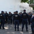 Policía Federal toman control del interior de estación migratoria Siglo XXI. Foto: Issac Guzmán