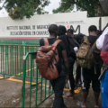 Migrantes de Haití en estación migratoria Siglo XXI. Foto: Ángeles Mariscal