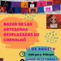 Realizarán bazar para ofertar productos de las mujeres desplazadas de Chenalhó