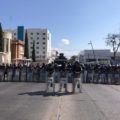 Frenan protesta por Primer Informe de Gobierno Frenan protesta por Primer Informe de Gobierno