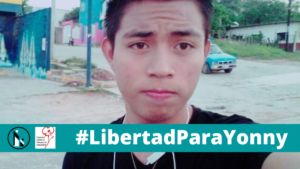 Grupos civiles exigen la libertad inmediata del joven chiapaneco Yonny Ronay Chacón