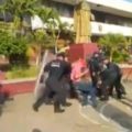 Policías municipales golpean y detienen a indígenas campesinos tras protesta en Tapachula