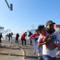 CNDH condena agresión contra familiares de los 43 normalistas desaparecidos de Ayotzinapa por parte del Gobierno de Chiapas.

Foto: E.NR. "Mactumatzá"