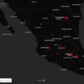 Plataforma de Rastreador de Coronavirus México: actualización en tiempo real. Cortesía: Mesura.
