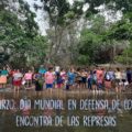 Ofrenda al Río Cacaluta por parte del Frente Popular en Defensa del Soconusco en Aacacoyagua, Chiapas. 14 de marzo 2020 Crédito: Área de comunicación Otros Mundos