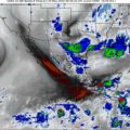 Zona de #BajaPresión se intensifica cerca de las costas de #Chiapas y generará temporal de #Lluvias en el este, sur y sureste de #México.