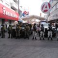 Seguridad municipal, estatal y nacional resguardan foco rojo en el centro de la capital chiapaneca