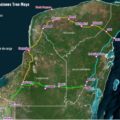 Tren Maya como nueva infraestructura de articulación de los capitales agroindustriales y turístico-inmobiliarios en la península. Cortesía: Gasparello y Quintana