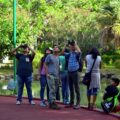 Charla y recorrido guiado en el parque Joyyo Mayu, como parte de las actividades de "La Selva Tuxtleca". Cortesía: Daniel Pineda.