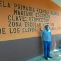 Así luce la escuela "Mariano Escobedo" en Venustiano Carranza. Foto: Daladiel Jiménez