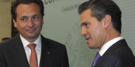 Emilio Lozoya y Enrique Peña Nieto. Cortesía: PEMEX