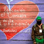 “La educación en el corazón de la autonomía zapatista”. Cortesía: Tryno Maldonado