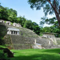 Ninguna zona arqueológica se ha salvado del robo, puesto que, en diversos trabajos de excavación de Bonampak, se encontraron pozos de saqueo, según señalan los investigadores. Cortesía: Instituto Nacional de Antropología e Historia (INAH).