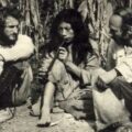 Carl Frey, John Bourne y Giles Healey, considerados como descubridores de Bonampak. Cortesía: Víctor Ortiz.