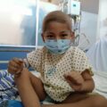 Arturito, un niño de 5 años, diagnosticado con leucemia linfoblástica aguda. Foto: Mario Arturo Damas Torres.