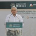 AMLO pide a las empresas del Tren Maya trabajar para y no estancarse en diferencias.
Foto: Gobierno de México