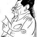 Juan David Posada, Caricatura de Félix B. Caignet (1949).