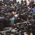 Medios nacionales e internacionales durante una conferencia de prensa ofrecida por autoridades del Aeropuerto Internacional de la Ciudad de México, con motivo de la pandemia de Coronavirus Foto: Hans-Máximo Musielik