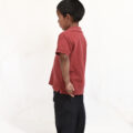 Santos Armando Ruíz Hernández . 3 años de edad. Se encontraba jugando al interior de su casa cuando una bala atravesó las paredes de tabla de su casa.   Tabac, Aldama. Foto: Issac Guzmán