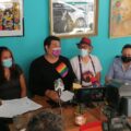 Integrantes de la Red por la Inclusión de la Diversidad Sexual en Chiapas y Coalición Mexicana LGBTTTI+ Foto: A.S.