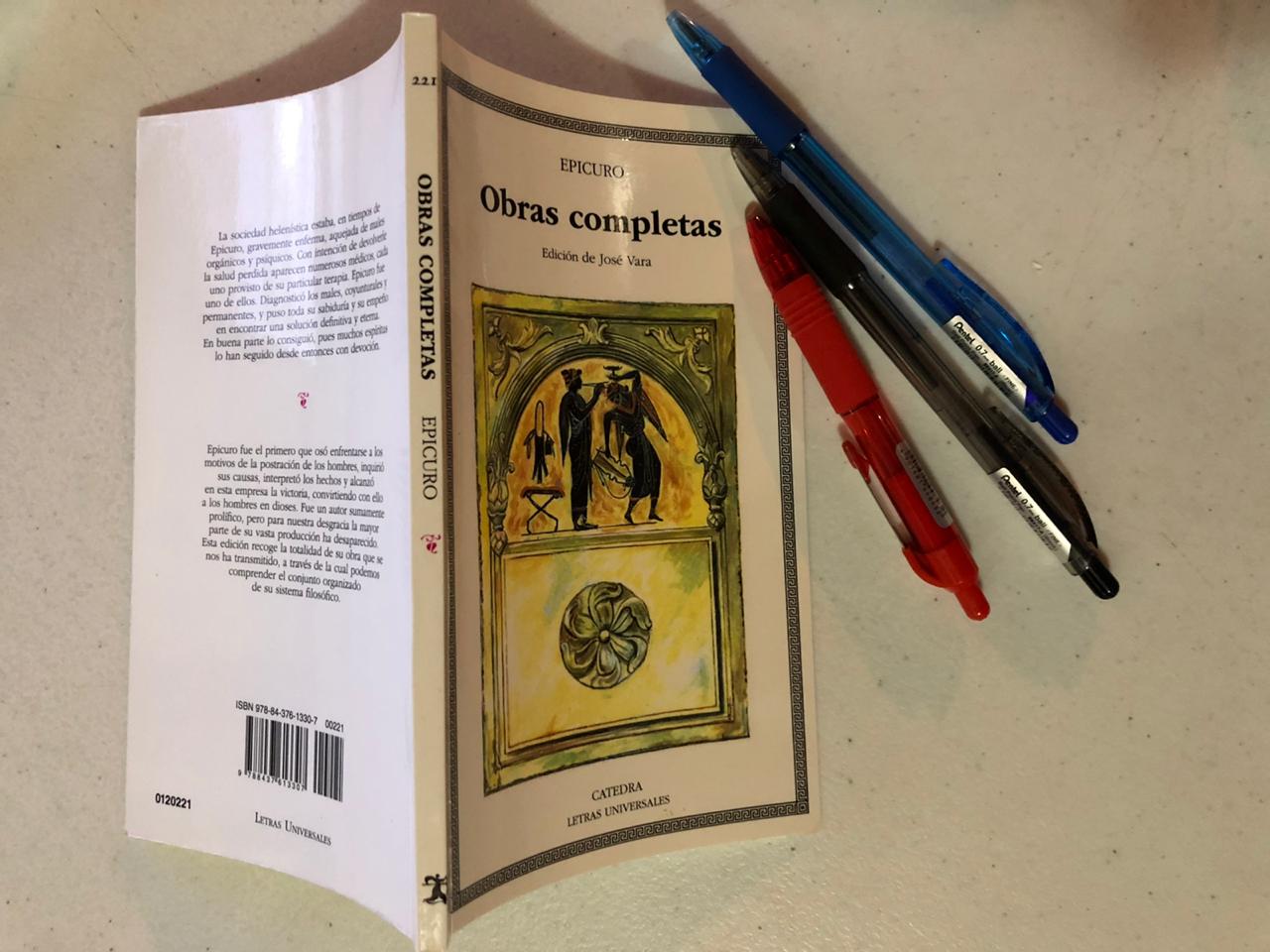 Por Rodrigo Díaz Cadenas. Siempre he pensado en dos cosas: mi muerte y mis días. Y eso es lo que amo en estos filósofos, ellos también pensaron una y otra vez el camino de sus días y su muerte.