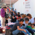 Migrantes hondureños llegan a Tijuana. Cortesía: Arcadia Foundation