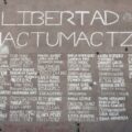 Estudiantes de la Escuela Normal Rural Normalistas y docentes inician plantón para exigir liberación de estudiantes Foto: Escuela Normal Rural Mactumactzá