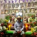 El altar de los muertos de la OCEZ CASA DEL PUEBLO en VENUSTIANO CARRANZA, Chiapas. Ayer les mataron a tres más. Acusan a la Alianza SAN Bartolomé de Los Llanos.
