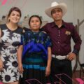 Maruca Méndez Méndez, presidenta municipal electa de Mitontic, acompañada de Janette Ovando Reazol, presidenta estatal de Fuerza por México, Cortesía: Fuerza X México Chiapas.