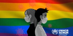 Personas LGBTI+ que huyen de la violencia y discriminación deben poder acceder a espacios seguros y a la protección de sus derechos. Cortesía: ACNUR