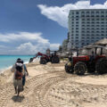 El mar se traga las playas de Quintana Roo Restauración de playa artificial en la Zona Hotelera de Cancún