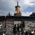 Reivindican Glorieta de las mujeres que luchan: «Si lo borran lo volvemos a pintar»