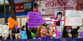 Marcha del 25N en Tuxtla Gutiérrez. Foto: Alma Martínez