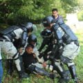Cinco integrantes de la Guardia Nacional heridos tras fallido intento de detener a migrantes rezagados 
Foto: Darinel Zacarías