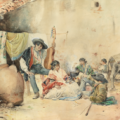 Vida gitana
1882. Acuarela sobre papel, 660 x 990 mm Museo Del Prado