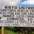 La postura de la caravana de observación y solidaridad es y ha sido a favor de la paz. Cortesía: Centro de Investigación en Comunicación Comunitaria