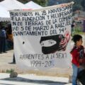 Celebración de los 28 años de la fundación y recuperación de tierras de la comunidad 5 de Marzo. Cortesía: Pozol Chiapas