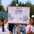 Desde Las Margaritas, niños, mujeres, ancianos y familias completas, peregrinaron por la paz, contra la violencia y discriminación.. Cortesía: Pozol Chiapas