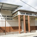 La Casa étnia se encuentra a las orillas de la cabecera municipal. Foto: Salvador Vázquez.