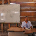 Hipólito, un maestro que ama su profesión.
Foto: Amílcar Juárez 