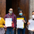 “¡No más ciencia precaria!” Investigadoras piden a Conacyt abrir más plazas.
Foto: Isabel Briseño