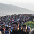 Exposición fotográfica :¿Quédate en México? Migraciones en la frontera sur”. Foto: Isaac Guzmán