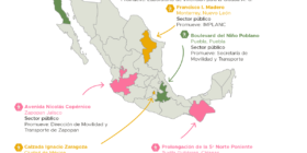 Finalistas del Concurso Mejores Calles para México, realizado por el Instituto de Políticas para el Transporte y el Desarrollo (ITDP). Imagen: Cortesía.