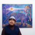 Antun Kojtom Lam, artista y pintor indígena de Tenejapa. Cortesía: Casa de la Cultura de Tenejapa 