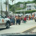 accidente de vehicular en el cruce entre el Boulevard Belisario Domínguez y 28 de Agosto, en Tuxtla Gutiérrez. Cortesía: Isaín Mandujano