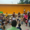 Alumnado del Jardín de Niños y Niñas “Venustiano Carranza Garza” ubicado en Cintalapa de Figueroa . Imagen: Cortesía.