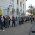  centro de votación en Santiago de Chile, el 4 de septiembre.