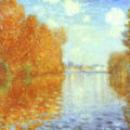 Otoño en Argenteuil de Monet