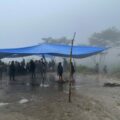 Campamento de desplazados en Polhó. Foto: Ángeles Mariscal